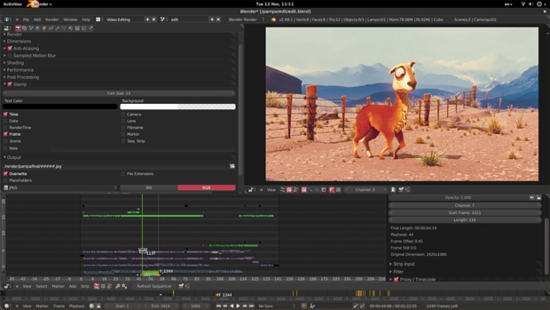 Blender Video Editor